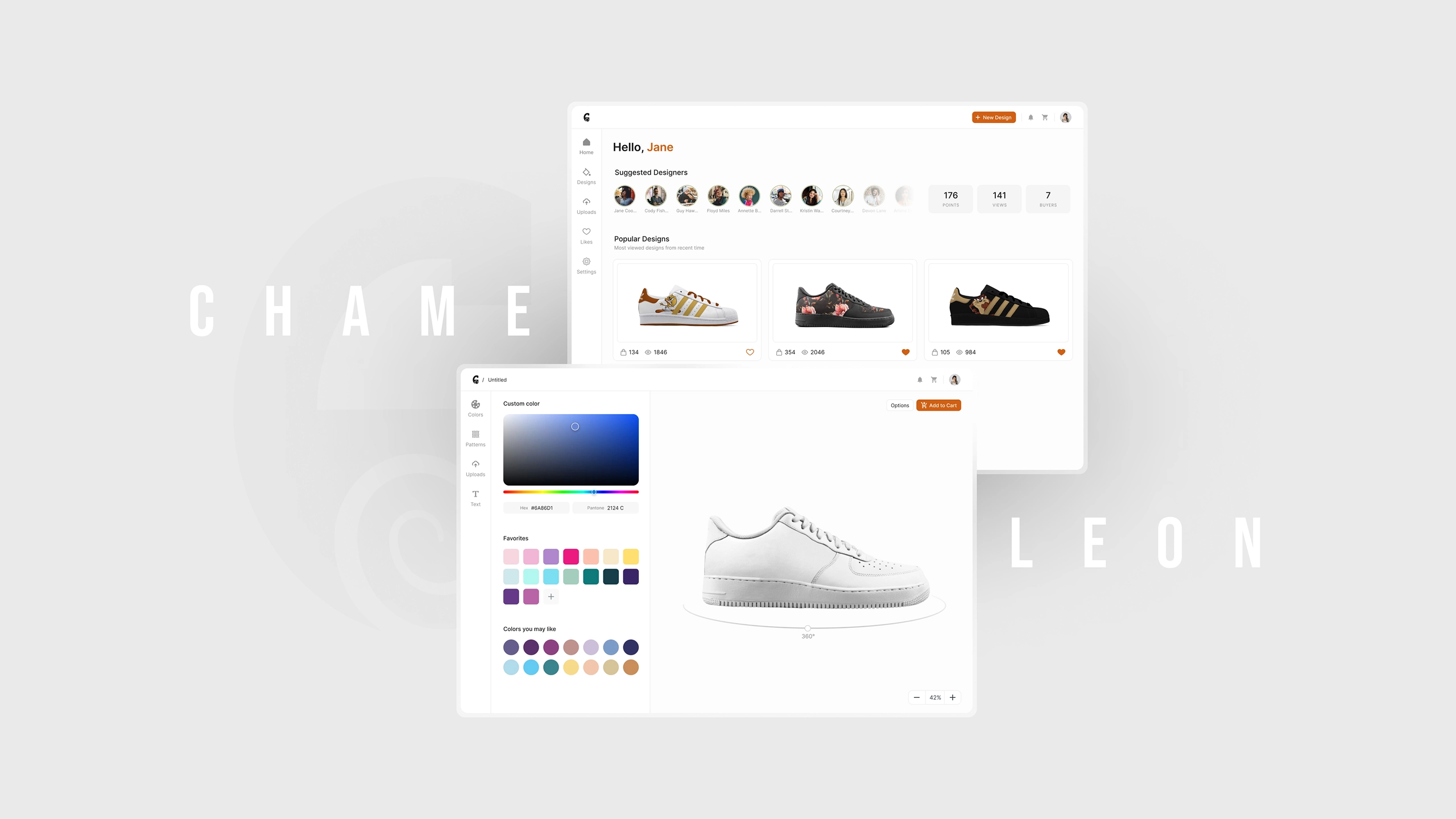 Chameleon — editor & shop